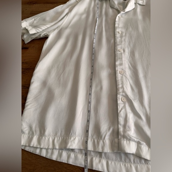 ZARA Men’s White Button-Up Shirt | Resortwear coastal - Picture 4 of 6